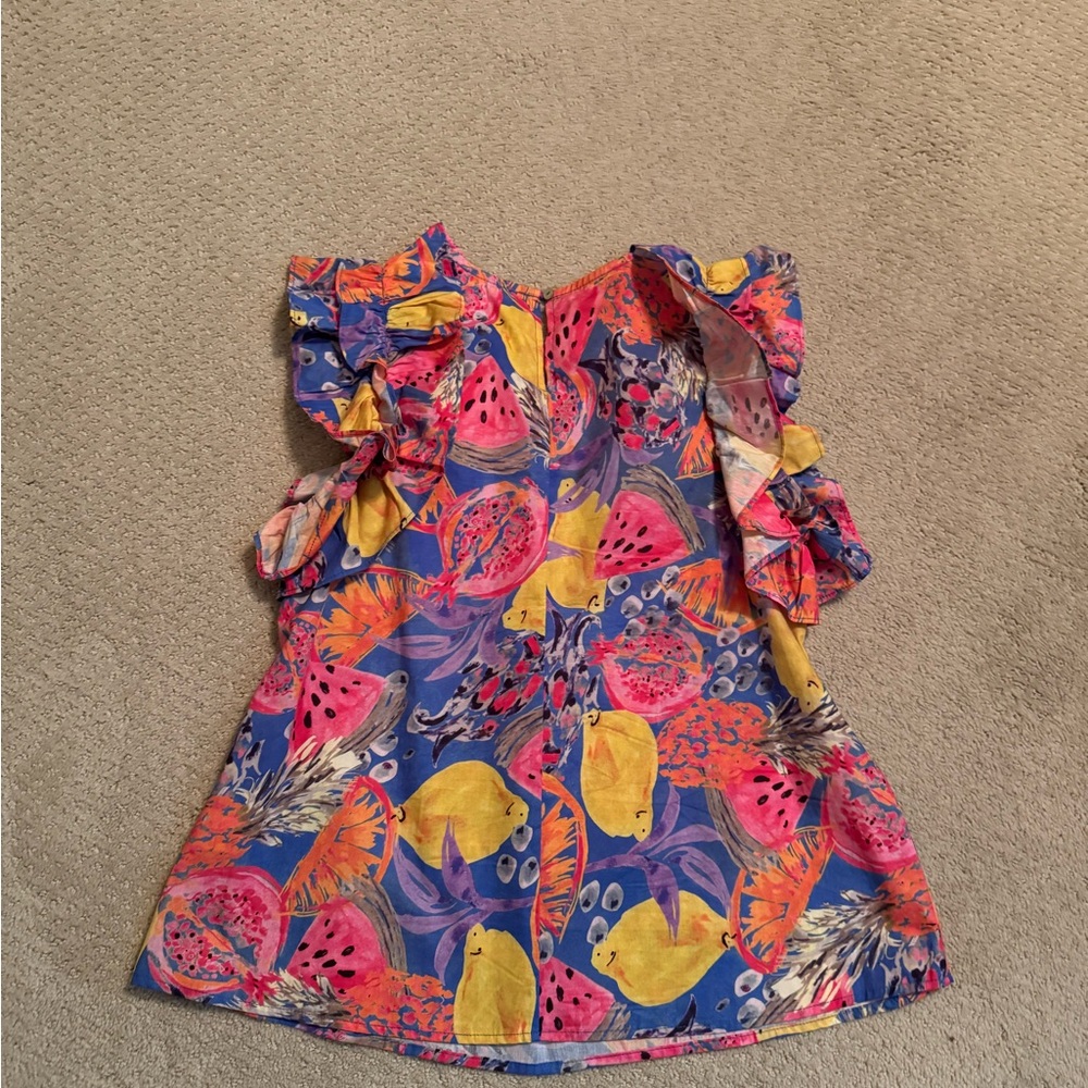 Entro Vibrant Ruffle Blouse - Picture 3 of 4